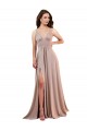 Spandex A-Line Long Sleeveless Low Back Black Tie Evening Gown / Prom Dress / Bridesmaid Dress Cairns
