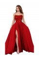 Spandex & Lace A-Line Long Sleeveless Criss Cross Open Back Semi Formal Evening Dress / Prom Dress / Bridesmaid Dress Cairns