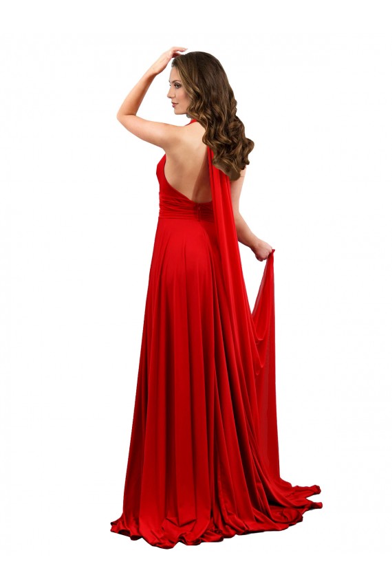 Spandex A-Line Long Sleeveless Criss Cross Open Back Formal Evening Gown / Prom Dress / Bridesmaid Dress Cairns
