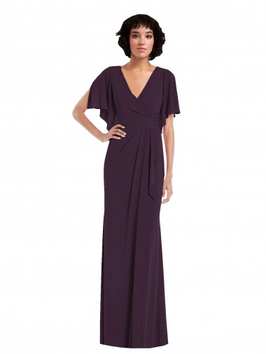Spandex Sheath Long Split Sleeves Formal Evening Gown / Prom Dress / Bridesmaid Dress Cairns