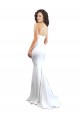 Stretch Crepe Mermaid Long Sleeveless Low Back Formal Evening Gown / Prom Dress / Bridesmaid Dress Cairns