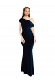 Stretch Crepe Mermaid Long Sleeveless One Shoulder Prom Dresses Cairns