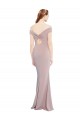 Stretch Crepe Mermaid Long Sleeveless Off the Shoulder Keyhole Back Prom Dresses Cairns