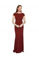 Stretch Crepe Mermaid Long Cap Sleeves Keyhole Back Formal Evening Gown / Prom Dress / Bridesmaid Dress Cairns