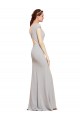 Stretch Crepe A-Line Sleeveless Dark Navy Formal Evening Gown / Prom Dress / Bridesmaid Dress Cairns
