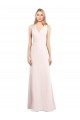 Stretch Crepe Trumpet Long Sleeveless Keyhole Back Semi Formal Evening Dress / Prom Dress / Bridesmaid Dress Cairns