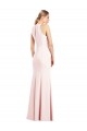 Stretch Crepe Trumpet Long Sleeveless Keyhole Back Semi Formal Evening Dress / Prom Dress / Bridesmaid Dress Cairns