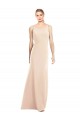 Stretch Crepe Trumpet Long Sleeveless Open Back Semi Formal Evening Dress / Prom Dress / Bridesmaid Dress Cairns