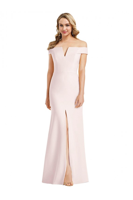 Stretch Crepe Trumpet Long Sleeveless Bridesmaid Dress / Evening Dress Cairns