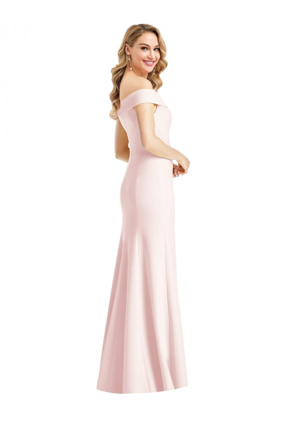 Stretch Crepe Trumpet Long Sleeveless Bridesmaid Dress / Evening Dress Cairns