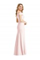 Stretch Crepe Trumpet Long Sleeveless Bridesmaid Dress / Evening Dress Cairns