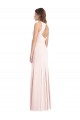 Stretch Crepe Trumpet Long Sleeveless Open Back Front Slit Prom Dresses Cairns