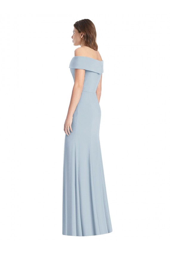 Stretch Crepe Trumpet Long Sleeveless Formal Dress / Bridesmaid Dress Cairns
