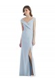 Stretch Crepe A-Line Long Sleeveless Black Tie Evening Gown / Bridesmaid Dress Cairns