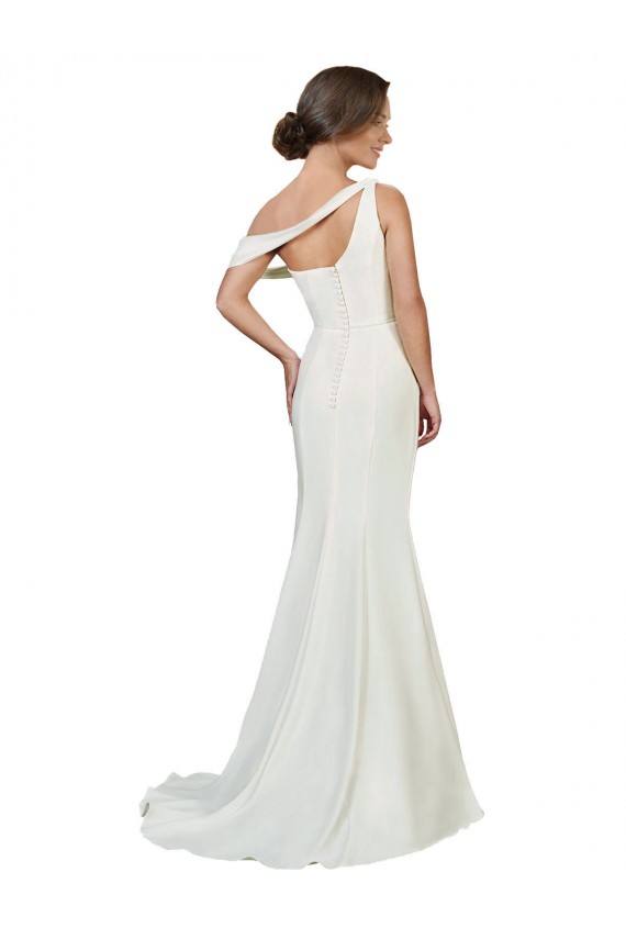 Stretch Crepe Sheath Sweep Train Sleeveless Formal Evening Gown / Prom Dress / Bridesmaid Dress Cairns