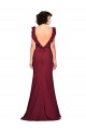 Stretch Crepe Mermaid Mermaid Sleeveless Burgundy Prom Dress / Bridesmaid Dress Cairns