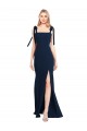 Stretch Crepe Trumpet Trumpet Sleeveless Dark Navy Semi Formal Evening Dress / Prom Dress / Bridesmaid Dress Cairns