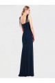 Stretch Crepe Trumpet Trumpet Sleeveless Dark Navy Semi Formal Evening Dress / Prom Dress / Bridesmaid Dress Cairns