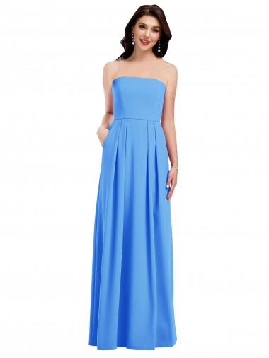 Stretch Crepe Trumpet Long Sleeveless Low Back Semi Formal Evening Dress / Prom Dress / Bridesmaid Dress Cairns