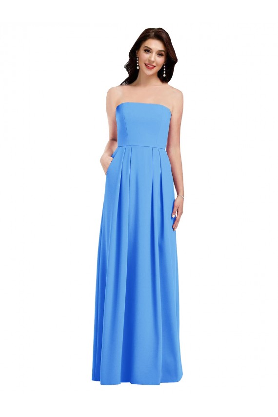Stretch Crepe Trumpet Long Sleeveless Low Back Semi Formal Evening Dress / Prom Dress / Bridesmaid Dress Cairns