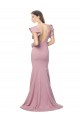 Stretch Crepe Mermaid Sweep Train Flutter Sleeves Low Back Formal Evening Gown / Prom Dress / Bridesmaid Dress Cairns