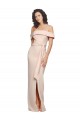 Stretch Crepe Mermaid Long Sleeveless Low Back Daring Side Slit Prom Dresses Cairns