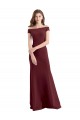 Stretch Crepe Sheath Sheath Sleeveless Burgundy Gold Prom Dress / Bridesmaid Dress Cairns