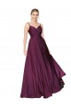 Stretch Crepe A-Line Long Sleeveless V-Back Formal Evening Gown / Prom Dress / Bridesmaid Dress Cairns