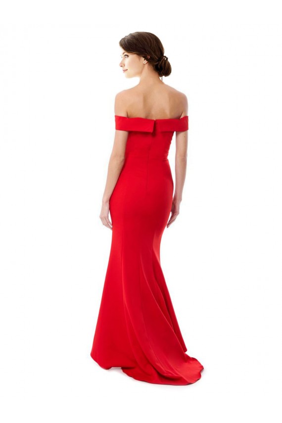 Stretch Crepe Mermaid Long Sleeveless Formal Evening Dress / Prom Dress / Bridesmaid Dress Cairns