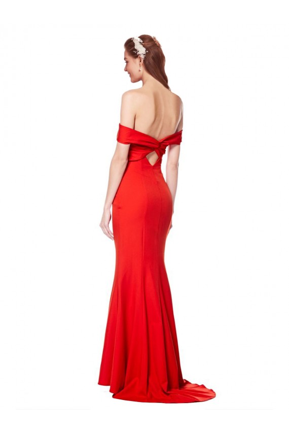 Stretch Crepe Mermaid Long Sleeveless Bridesmaid Dress / Formal Dress Cairns