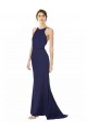 Stretch Crepe Mermaid Long Sleeveless Criss Cross Open Back Formal Evening Gown / Prom Dress / Bridesmaid Dress Cairns