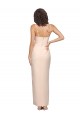 Stretch Crepe Sheath Long Sleeveless Low Back Semi Formal Evening Dress / Prom Dress / Bridesmaid Dress Cairns