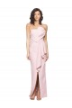 Stretch Crepe Sheath Long Sleeveless Pink Low Back Formal Dress / Bridesmaid Dress Cairns