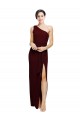 Stretch Crepe Sheath Long Sleeveless Black Tie Evening Gown / Prom Dress / Bridesmaid Dress Cairns