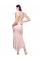 Stretch Crepe Sheath Midi Length Sleeveless Low Back High Low Evening Gown / Prom Dress / Bridesmaid Dress Cairns