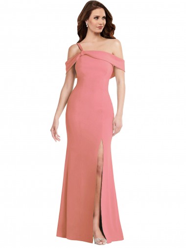 Stretch Crepe Trumpet Long Sleeveless Hot Pink Low Back Semi Formal Evening Dress / Prom Dress / Bridesmaid Dress Cairns