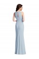 Stretch Crepe Trumpet Long Sleeveless High Slit Prom Dresses Cairns