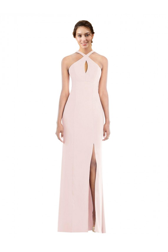 Stretch Crepe Trumpet Long Sleeveless Low Back Formal Evening Gown / Prom Dress / Bridesmaid Dress Cairns