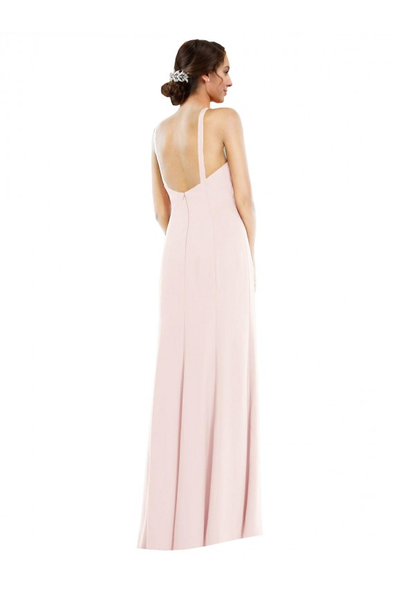 Stretch Crepe Trumpet Long Sleeveless Low Back Formal Evening Gown / Prom Dress / Bridesmaid Dress Cairns