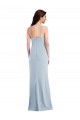 Stretch Crepe Trumpet Trumpet Sleeveless Light Sky Blue Bridesmaid Dress Cairns