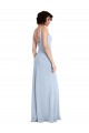 Stretch Crepe Long Sleeveless Prom Dress / Bridesmaid Dress Cairns