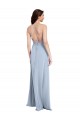 Stretch Crepe Sheath Long Sleeveless Criss Cross Open Back Formal Evening Gown / Prom Dress / Bridesmaid Dress Cairns