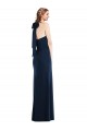 Stretch Crepe Trumpet Long Sleeveless Dark Navy Open Back Semi Formal Evening Dress / Prom Dress / Bridesmaid Dress Cairns