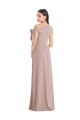 Stretch Crepe A-Line Long Sleeveless Front Slit Prom Dresses Cairns