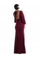 Stretch Crepe Trumpet Long Long Sleeves Open Back Formal Evening Gown / Prom Dress / Bridesmaid Dress Cairns