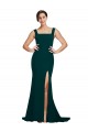 Stretch Crepe Sheath Sweep Train Sleeveless Semi Formal Evening Dress / Prom Dress / Bridesmaid Dress Cairns