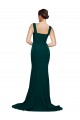Stretch Crepe Sheath Sweep Train Sleeveless Semi Formal Evening Dress / Prom Dress / Bridesmaid Dress Cairns