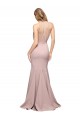 Stretch Crepe Sheath Sweep Train Sleeveless Dusty Pink Prom Dresses Cairns