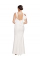 Stretch Crepe Sheath Long Sleeveless Low Back Prom Dresses Cairns