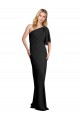 Stretch Crepe Sheath Long Flutter Sleeves Formal Evening Gown / Prom Dress / Bridesmaid Dress Cairns
